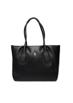 Tommy Hilfiger Torebka Th Essential Tote AW0AW18374 Czarny ze sklepu MODIVO w kategorii Torby Shopper bag - zdjęcie 188935181