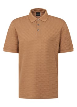 Bugatti Polo 8150-75104C Beżowy Regular Fit ze sklepu MODIVO w kategorii T-shirty męskie - zdjęcie 188935192