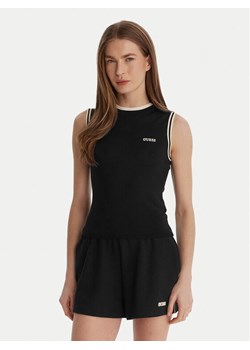 Guess Top V6GR02 Z0723 Czarny Regular Fit ze sklepu MODIVO w kategorii Bluzki damskie - zdjęcie 188935221