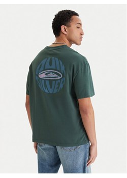 Quiksilver T-Shirt Quikglobe EQYZT08295 Zielony Comfort Fit ze sklepu MODIVO w kategorii T-shirty męskie - zdjęcie 188935244