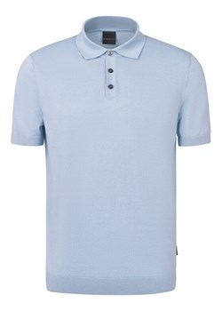 Bugatti Polo 7100-75522C Niebieski Regular Fit ze sklepu MODIVO w kategorii T-shirty męskie - zdjęcie 188935384