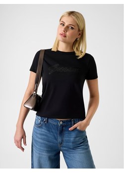 Guess T-Shirt W6GI08 K3023 Czarny Regular Fit ze sklepu MODIVO w kategorii Bluzki damskie - zdjęcie 188935413
