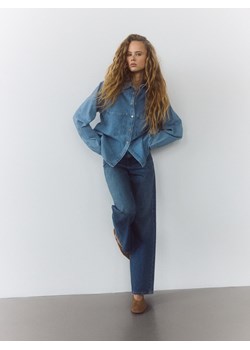 Reserved - Jeansy wide leg - niebieski ze sklepu Reserved w kategorii Jeansy damskie - zdjęcie 188936820