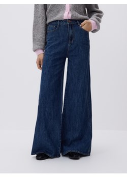 Reserved - Jeansy wide leg - niebieski ze sklepu Reserved w kategorii Jeansy damskie - zdjęcie 188936854