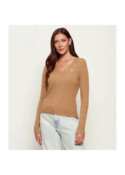 POLO RALPH LAUREN Sweter KIMBERLY | Slim Fit ze sklepu Gomez Fashion Store w kategorii Swetry damskie - zdjęcie 188937261