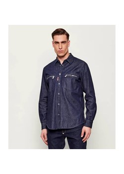 Dsquared2 Jeansowa koszula Biker | Regular Fit ze sklepu Gomez Fashion Store w kategorii Koszule męskie - zdjęcie 188937272