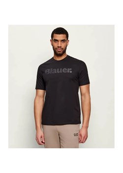 BLAUER T-shirt BOURN | Slim Fit ze sklepu Gomez Fashion Store w kategorii T-shirty męskie - zdjęcie 188937302
