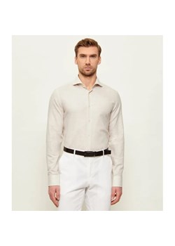 BOSS BLACK Lniana koszula H-HANK-SP-B1-C1-261 | Slim Fit ze sklepu Gomez Fashion Store w kategorii Koszule męskie - zdjęcie 188937380