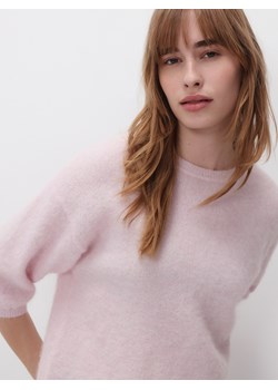 Reserved - Sweter z wełną - pastelowy róż ze sklepu Reserved w kategorii Swetry damskie - zdjęcie 188939324
