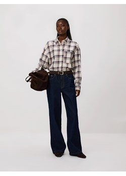 Reserved - Koszula w kratę - złamana biel ze sklepu Reserved w kategorii Bluzki damskie - zdjęcie 188939571