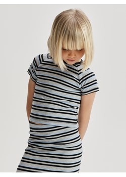 Reserved - T-shirt w paski - wielobarwny ze sklepu Reserved w kategorii Bluzki dziewczęce - zdjęcie 188939711