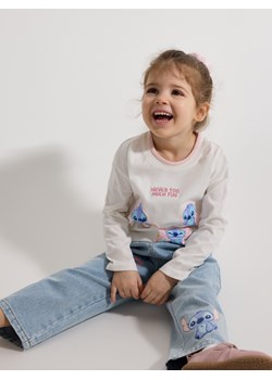 Reserved - Koszulka Lilo i Stitch - złamana biel ze sklepu Reserved w kategorii Bluzki dziewczęce - zdjęcie 188940074