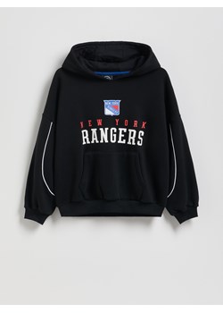 Reserved - Bawełniana bluza NHL New York Rangers - czarny ze sklepu Reserved w kategorii Komplety chłopięce - zdjęcie 188940182