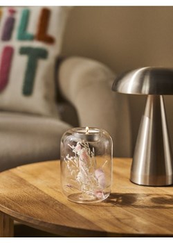 Sinsay - Transparentny świecznik z suszonymi kwiatami - wielobarwny ze sklepu Sinsay w kategorii Świeczniki - zdjęcie 188941234