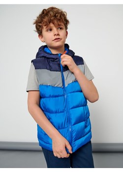 Sinsay - Kamizelka pikowana - niebieski ze sklepu Sinsay w kategorii Kamizelki chłopięce - zdjęcie 188941371