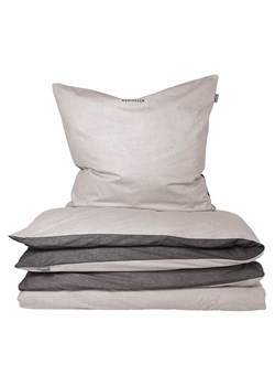 Schiesser Komplet pościeli flanelowej "Doubleface" w kolorze szarym ze sklepu Limango Polska w kategorii Pościele - zdjęcie 188941573