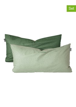 Schiesser Poszewki renforcé (2 szt.) w kolorze zielonym na poduszkę ze sklepu Limango Polska w kategorii Poduszki dekoracyjne - zdjęcie 188941641