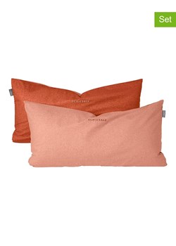Schiesser Poszewki renforcé (2 szt.) w kolorze pomarańczowym na poduszkę ze sklepu Limango Polska w kategorii Poduszki dekoracyjne - zdjęcie 188941671