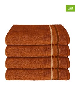 Schiesser Ręczniki (4 szt.) "Skyline" w kolorze pomarańczowym do rąk ze sklepu Limango Polska w kategorii Ręczniki - zdjęcie 188941984