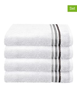 Schiesser Ręczniki (4 szt.) "Skyline" w kolorze białym do rąk ze sklepu Limango Polska w kategorii Ręczniki - zdjęcie 188941993