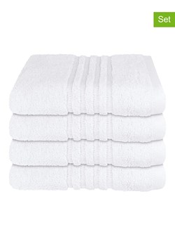 Schiesser Ręczniki (4 szt.) "Milano" w kolorze białym do rąk ze sklepu Limango Polska w kategorii Ręczniki - zdjęcie 188942142