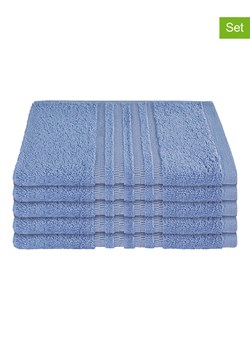 Schiesser Ręczniki (5 szt.) "Milano" w kolorze niebieskim dla gości ze sklepu Limango Polska w kategorii Ręczniki - zdjęcie 188942194