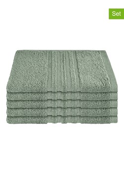 Schiesser Ręczniki (5 szt.) "Milano" w kolorze jasnozielonym dla gości ze sklepu Limango Polska w kategorii Ręczniki - zdjęcie 188942202