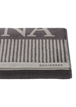 Schiesser Ręcznik "Rom" w kolorze antracytowym do sauny ze sklepu Limango Polska w kategorii Ręczniki - zdjęcie 188942260