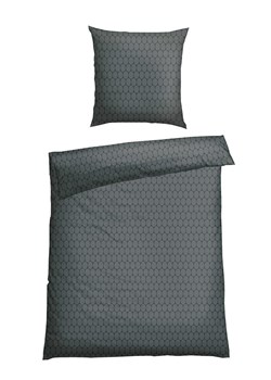 Schiesser Komplet pościeli flanelowej "Drops" w kolorze szarym ze sklepu Limango Polska w kategorii Pościele - zdjęcie 188942383