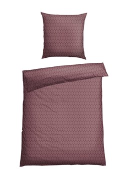 Schiesser Komplet pościeli flanelowej "Drops" w kolorze fioletowym ze sklepu Limango Polska w kategorii Pościele - zdjęcie 188942384