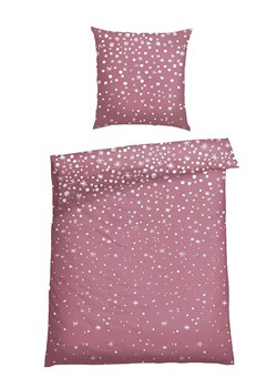Schiesser Komplet pościeli flanelowej "Runa" w kolorze różowym ze sklepu Limango Polska w kategorii Pościele - zdjęcie 188942431