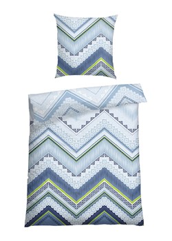 Schiesser Komplet pościeli renforcé "Aria" w kolorze niebieskim ze sklepu Limango Polska w kategorii Pościele - zdjęcie 188942654