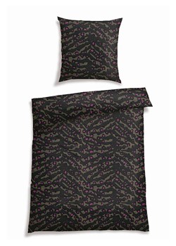 Schiesser Komplet pościeli renforcé "Roan" w kolorze jasnoróżowo-czarnym ze sklepu Limango Polska w kategorii Pościele - zdjęcie 188942673