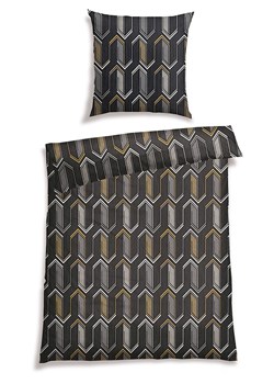 Schiesser Komplet pościeli renforcé "Marly" w kolorze czarno-żółtym ze sklepu Limango Polska w kategorii Pościele - zdjęcie 188942724
