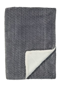Schiesser Koc "Elsa" w kolorze ciemnoszarym ze sklepu Limango Polska w kategorii Tekstylia - zdjęcie 188942782