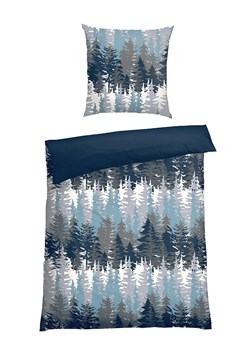 Schiesser Komplet pościeli flanelowej "Smilla" w kolorze morskim ze sklepu Limango Polska w kategorii Pościele - zdjęcie 188942860