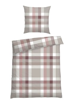 Schiesser Komplet pościeli renforcé "Kris" w kolorze beżowo-czerwonym ze sklepu Limango Polska w kategorii Pościele - zdjęcie 188942933