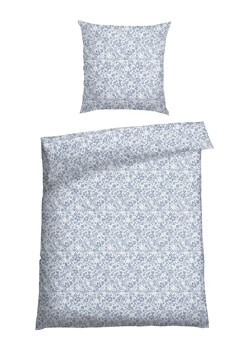 Schiesser Komplet pościeli renforcé "Flower" w kolorze błękitnym ze sklepu Limango Polska w kategorii Pościele - zdjęcie 188942972