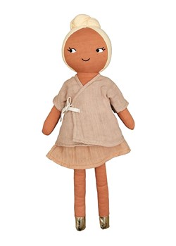 FABELAB Lalka "Simran" w kolorze jasnobrązowo-beżowym - 0+ ze sklepu Limango Polska w kategorii Zabawki - zdjęcie 188943193
