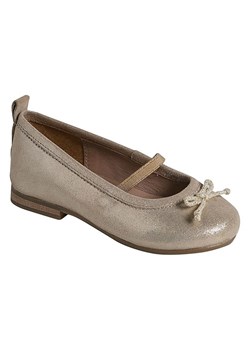 vertbaudet Skórzane baleriny "New Charly" w kolorze złotym ze sklepu Limango Polska w kategorii Balerinki dziecięce - zdjęcie 188943921
