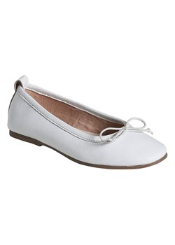 vertbaudet Skórzane baleriny w kolorze białym ze sklepu Limango Polska w kategorii Balerinki dziecięce - zdjęcie 188943980