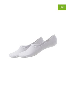 Schiesser Skarpety-stopki (2 pary) w kolorze białym ze sklepu Limango Polska w kategorii Skarpetki męskie - zdjęcie 188945101