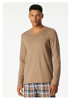 Schiesser Koszulka piżamowa w kolorze beżowym ze sklepu Limango Polska w kategorii Piżamy męskie - zdjęcie 188945452