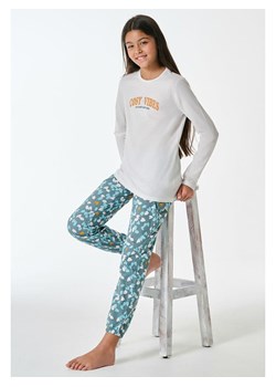 Schiesser Piżama w kolorze turkusowo-białym ze sklepu Limango Polska w kategorii Piżamy dziecięce - zdjęcie 188945660
