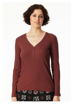 Schiesser Koszulka piżamowa w kolorze czerwonym ze sklepu Limango Polska w kategorii Bluzki damskie - zdjęcie 188945683