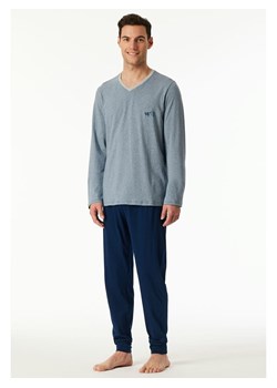 Schiesser Piżama w kolorze błękitno-granatowym ze sklepu Limango Polska w kategorii Piżamy męskie - zdjęcie 188945733