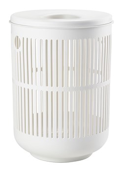 Zone Denmark Kosz "Ume" w kolorze białym na pranie - wys. 54 x Ø 40 cm ze sklepu Limango Polska w kategorii Akcesoria łazienkowe - zdjęcie 188946011