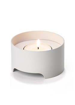 Zone Denmark Świecznik w kolorze jasnoszarym - wys.4 x Ø 7,5 cm ze sklepu Limango Polska w kategorii Świeczniki - zdjęcie 188946023