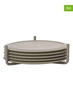 Zone Denmark 7-częściowy zestaw "Singles" w kolorze szarobrązowym - wys. 3 x Ø 10 cm ze sklepu Limango Polska w kategorii Akcesoria kuchenne - zdjęcie 188946040