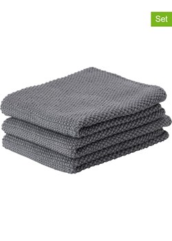 Zone Denmark Ściereczki (3 szt.) w kolorze szarym do naczyń - 27 x 27 cm ze sklepu Limango Polska w kategorii Ścierki kuchenne - zdjęcie 188946411